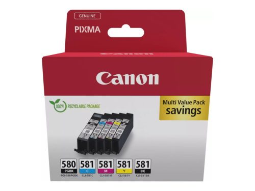 Canon PGI-580 + CLI-581 Tintapatron Multipack 1x11,2 ml + 4x5,6 ml